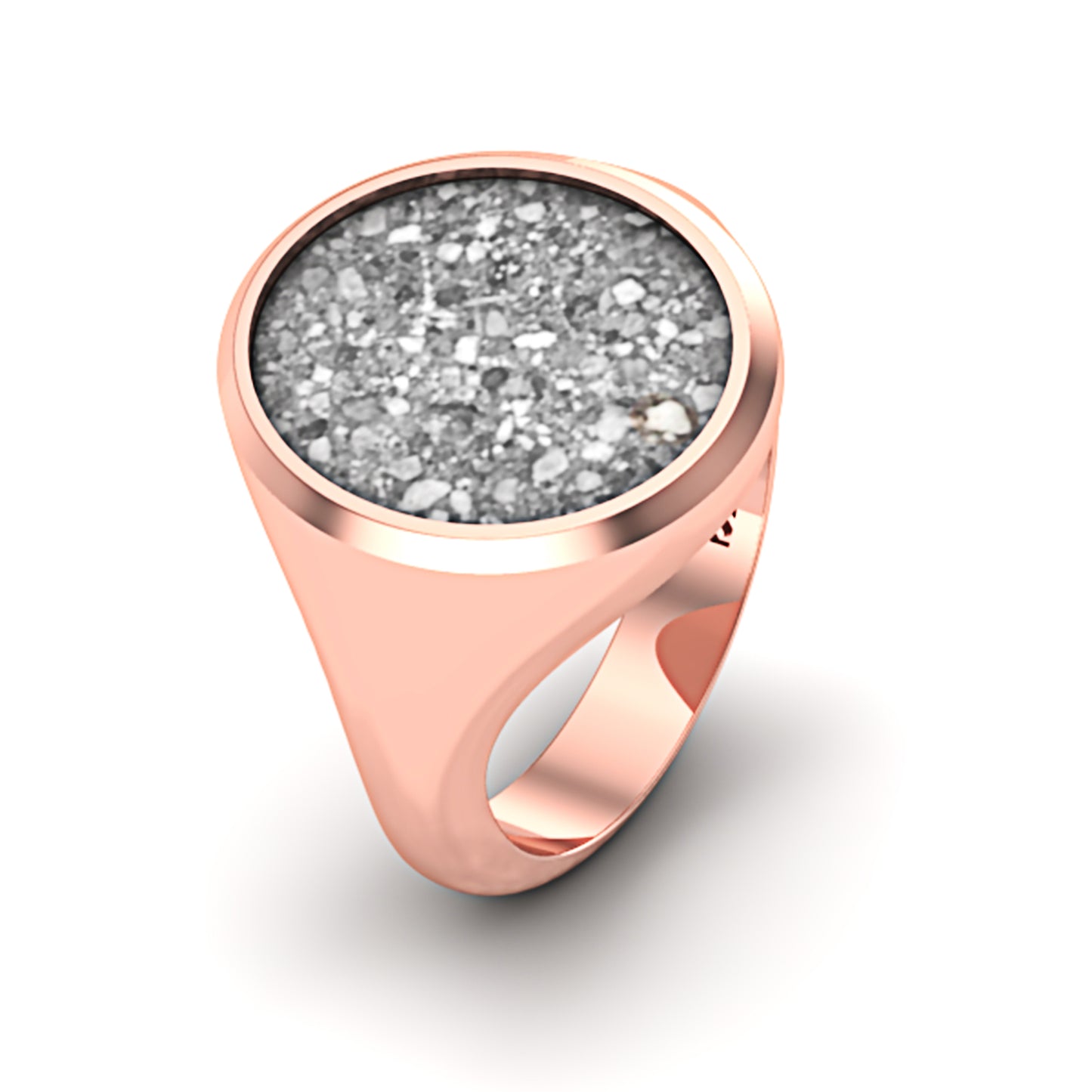 Ovale hars zegelring