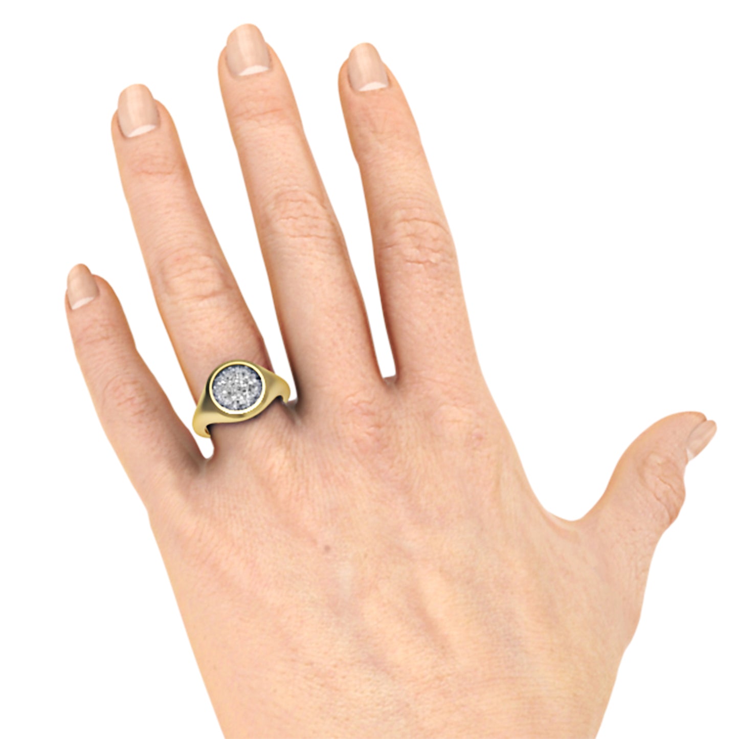 Ronde hars zegelring